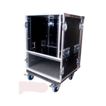Apple Mac Pro Rack Flight Case with 10u Section on Castors